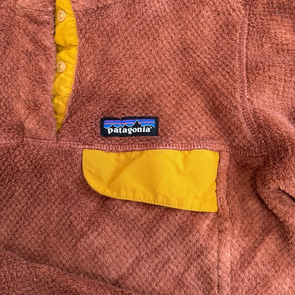 Patagonia Re-Tool Snap-T Fleece Pullover Rust Color X-Dye Women’s Small - Picture 5 of 9